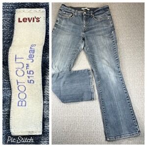 Vintage Levis bootcut 515 Dress Jeans Women 8 Short 29X28  light wash de